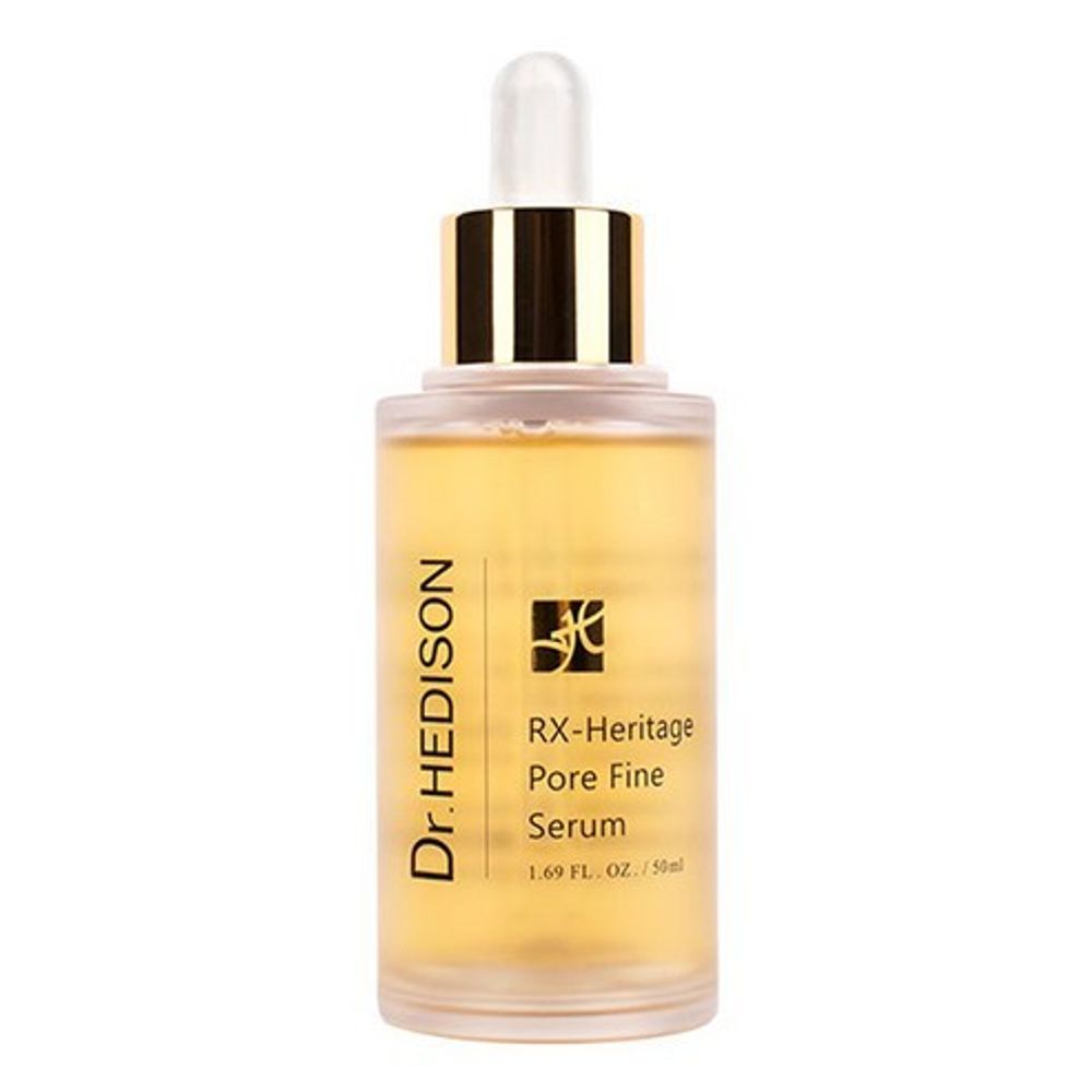 Dr.HEDISON RX-Heritage Pore Fine Serum 50ml K-Beauty Skin Texturing Pore Care Intense Hydration Anti-Wrinkle Ampoule _ Made in Korea